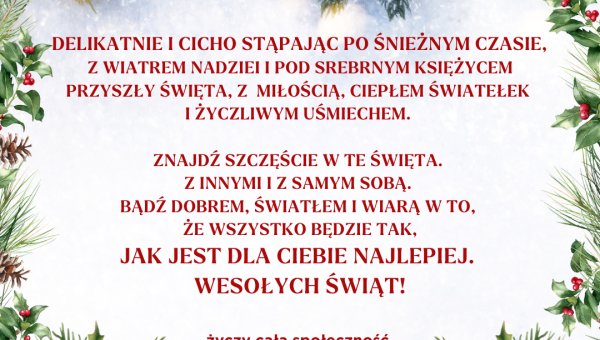 Życzenia świąteczne